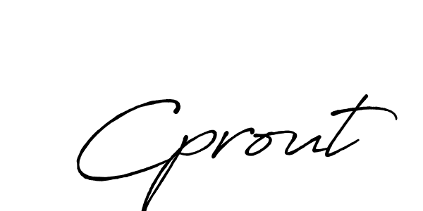 How to make Cprout name signature. Use Antro_Vectra_Bolder style for creating short signs online. This is the latest handwritten sign. Cprout signature style 7 images and pictures png