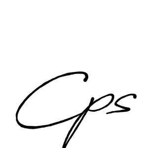 Use a signature maker to create a handwritten signature online. With this signature software, you can design (Antro_Vectra_Bolder) your own signature for name Cps. Cps signature style 7 images and pictures png