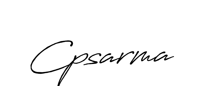 It looks lik you need a new signature style for name Cpsarma. Design unique handwritten (Antro_Vectra_Bolder) signature with our free signature maker in just a few clicks. Cpsarma signature style 7 images and pictures png