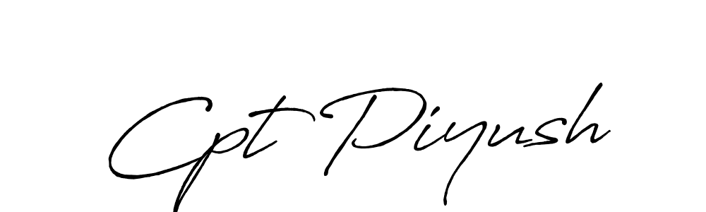 Similarly Antro_Vectra_Bolder is the best handwritten signature design. Signature creator online .You can use it as an online autograph creator for name Cpt Piyush. Cpt Piyush signature style 7 images and pictures png