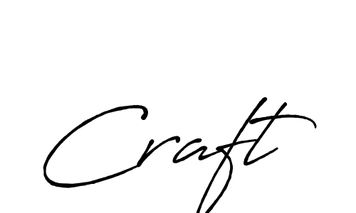 Also we have Craft name is the best signature style. Create professional handwritten signature collection using Antro_Vectra_Bolder autograph style. Craft signature style 7 images and pictures png