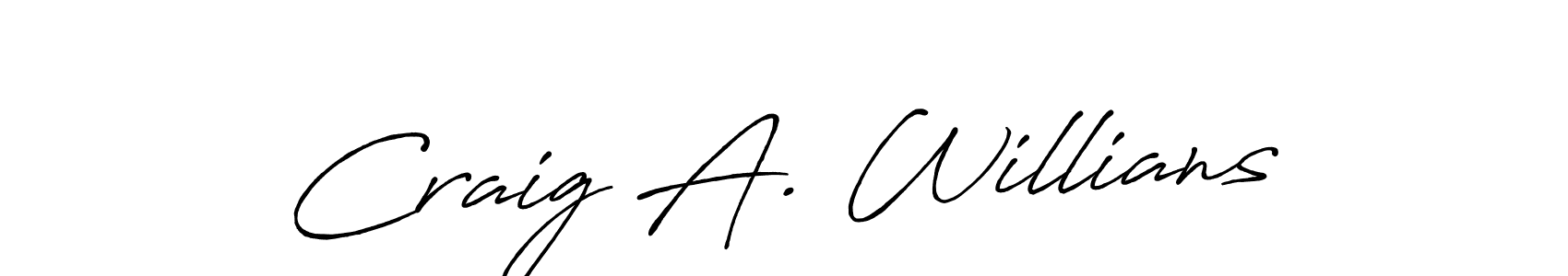 You can use this online signature creator to create a handwritten signature for the name Craig A. Willians. This is the best online autograph maker. Craig A. Willians signature style 7 images and pictures png