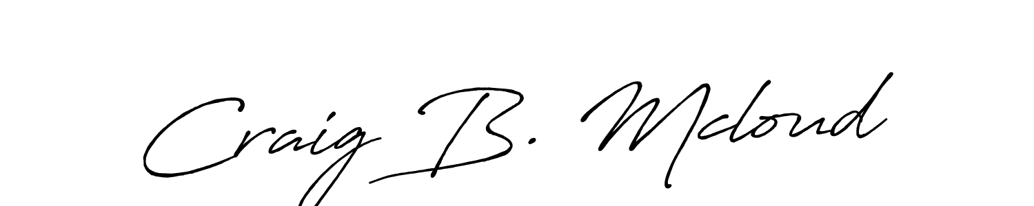 Make a beautiful signature design for name Craig B. Mcloud. Use this online signature maker to create a handwritten signature for free. Craig B. Mcloud signature style 7 images and pictures png