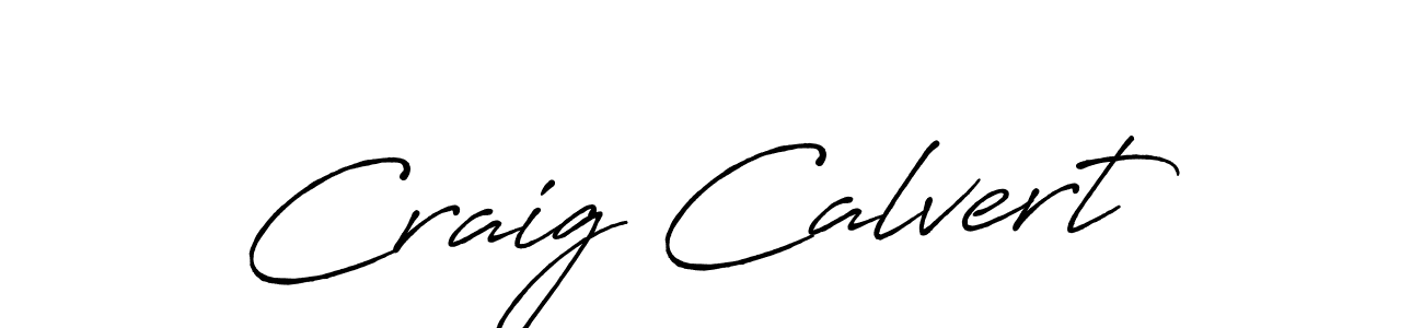 The best way (Antro_Vectra_Bolder) to make a short signature is to pick only two or three words in your name. The name Craig Calvert include a total of six letters. For converting this name. Craig Calvert signature style 7 images and pictures png