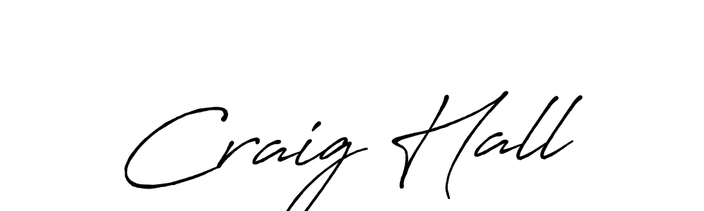 Antro_Vectra_Bolder is a professional signature style that is perfect for those who want to add a touch of class to their signature. It is also a great choice for those who want to make their signature more unique. Get Craig Hall name to fancy signature for free. Craig Hall signature style 7 images and pictures png