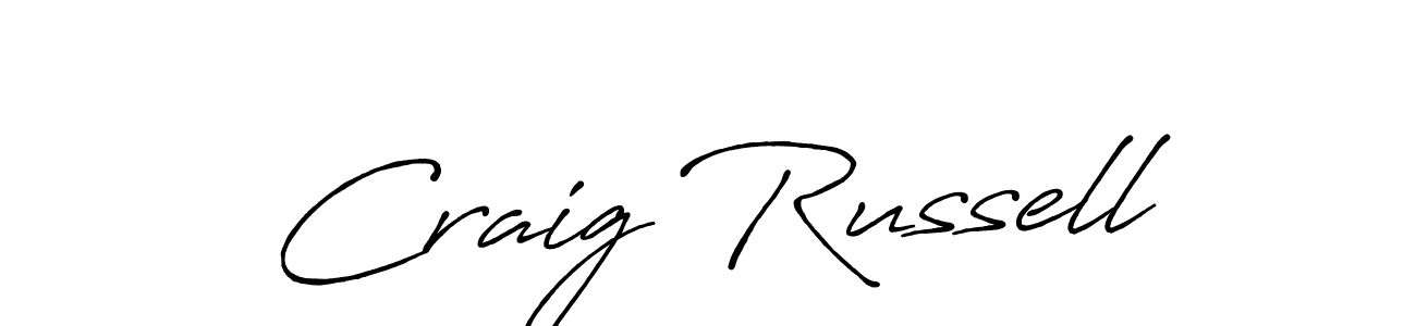 How to make Craig Russell name signature. Use Antro_Vectra_Bolder style for creating short signs online. This is the latest handwritten sign. Craig Russell signature style 7 images and pictures png