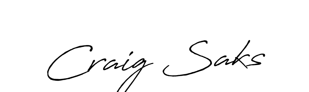 Make a beautiful signature design for name Craig Saks. Use this online signature maker to create a handwritten signature for free. Craig Saks signature style 7 images and pictures png