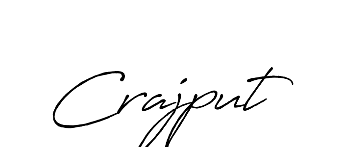 Create a beautiful signature design for name Crajput. With this signature (Antro_Vectra_Bolder) fonts, you can make a handwritten signature for free. Crajput signature style 7 images and pictures png