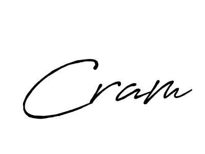 The best way (Antro_Vectra_Bolder) to make a short signature is to pick only two or three words in your name. The name Cram include a total of six letters. For converting this name. Cram signature style 7 images and pictures png