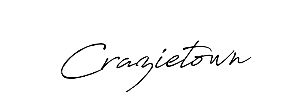 Antro_Vectra_Bolder is a professional signature style that is perfect for those who want to add a touch of class to their signature. It is also a great choice for those who want to make their signature more unique. Get Crazietown name to fancy signature for free. Crazietown signature style 7 images and pictures png