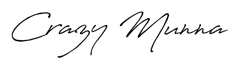 Similarly Antro_Vectra_Bolder is the best handwritten signature design. Signature creator online. You can use it as an online autograph creator for name Crazy Munna. Crazy Munna signature style 7 images and pictures png