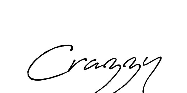 Make a beautiful signature design for name Crazzy. With this signature (Antro_Vectra_Bolder) style, you can create a handwritten signature for free. Crazzy signature style 7 images and pictures png