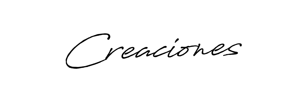 This is the best signature style for the Creaciones name. Also you like these signature font (Antro_Vectra_Bolder). Mix name signature. Creaciones signature style 7 images and pictures png