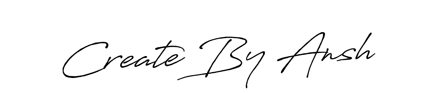 if you are searching for the best signature style for your name Create By Ansh. so please give up your signature search. here we have designed multiple signature styles  using Antro_Vectra_Bolder. Create By Ansh signature style 7 images and pictures png