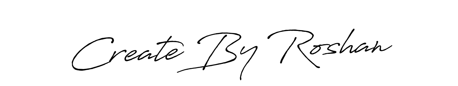 Check out images of Autograph of Create By Roshan name. Actor Create By Roshan Signature Style. Antro_Vectra_Bolder is a professional sign style online. Create By Roshan signature style 7 images and pictures png