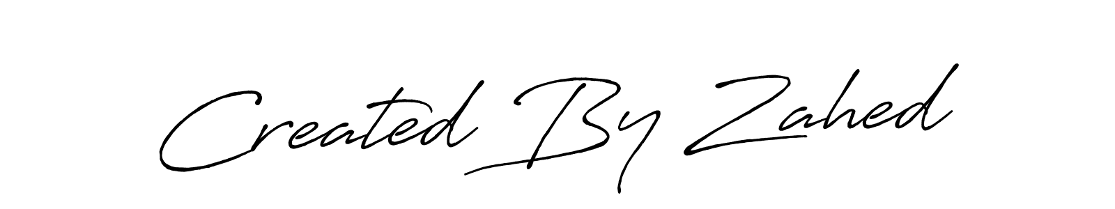 Make a beautiful signature design for name Created By Zahed. Use this online signature maker to create a handwritten signature for free. Created By Zahed signature style 7 images and pictures png