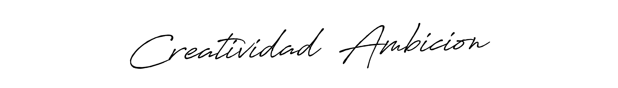 You can use this online signature creator to create a handwritten signature for the name Creatividad  Ambicion. This is the best online autograph maker. Creatividad  Ambicion signature style 7 images and pictures png