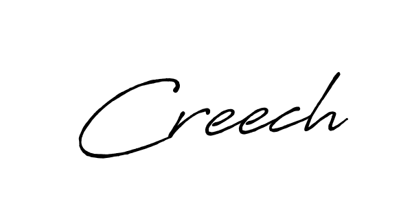 How to Draw Creech signature style? Antro_Vectra_Bolder is a latest design signature styles for name Creech. Creech signature style 7 images and pictures png