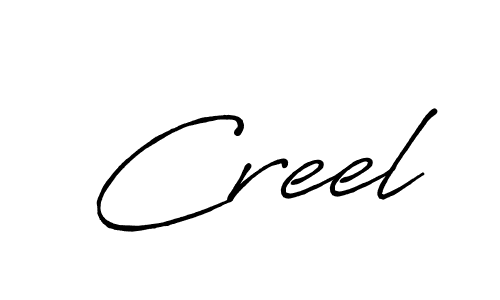 Once you've used our free online signature maker to create your best signature Antro_Vectra_Bolder style, it's time to enjoy all of the benefits that Creel name signing documents. Creel signature style 7 images and pictures png