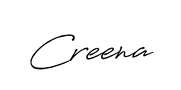 Antro_Vectra_Bolder is a professional signature style that is perfect for those who want to add a touch of class to their signature. It is also a great choice for those who want to make their signature more unique. Get Creena name to fancy signature for free. Creena signature style 7 images and pictures png