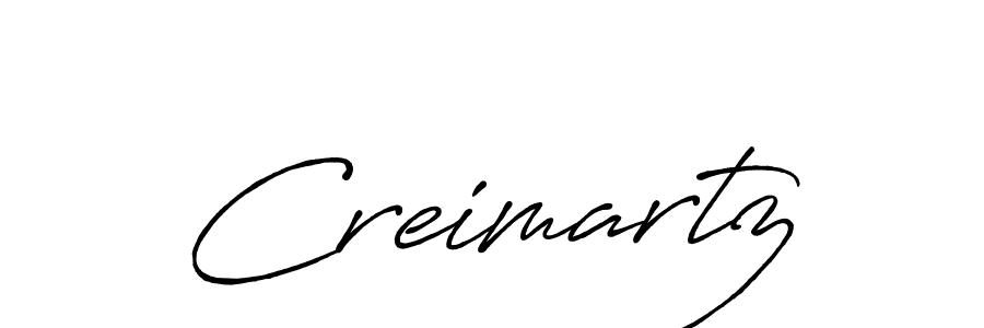 How to make Creimartz name signature. Use Antro_Vectra_Bolder style for creating short signs online. This is the latest handwritten sign. Creimartz signature style 7 images and pictures png