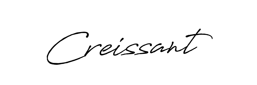 Creissant stylish signature style. Best Handwritten Sign (Antro_Vectra_Bolder) for my name. Handwritten Signature Collection Ideas for my name Creissant. Creissant signature style 7 images and pictures png