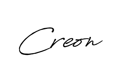 Design your own signature with our free online signature maker. With this signature software, you can create a handwritten (Antro_Vectra_Bolder) signature for name Creon. Creon signature style 7 images and pictures png