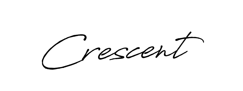 Also we have Crescent name is the best signature style. Create professional handwritten signature collection using Antro_Vectra_Bolder autograph style. Crescent signature style 7 images and pictures png