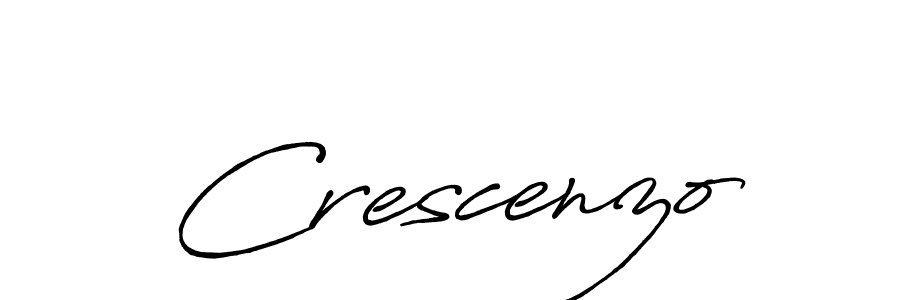 Design your own signature with our free online signature maker. With this signature software, you can create a handwritten (Antro_Vectra_Bolder) signature for name Crescenzo. Crescenzo signature style 7 images and pictures png