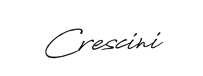 You should practise on your own different ways (Antro_Vectra_Bolder) to write your name (Crescini) in signature. don't let someone else do it for you. Crescini signature style 7 images and pictures png