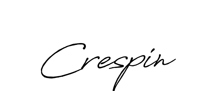 It looks lik you need a new signature style for name Crespin. Design unique handwritten (Antro_Vectra_Bolder) signature with our free signature maker in just a few clicks. Crespin signature style 7 images and pictures png