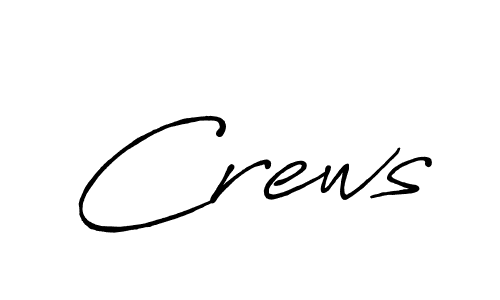 This is the best signature style for the Crews name. Also you like these signature font (Antro_Vectra_Bolder). Mix name signature. Crews signature style 7 images and pictures png