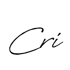 How to make Cri signature? Antro_Vectra_Bolder is a professional autograph style. Create handwritten signature for Cri name. Cri signature style 7 images and pictures png