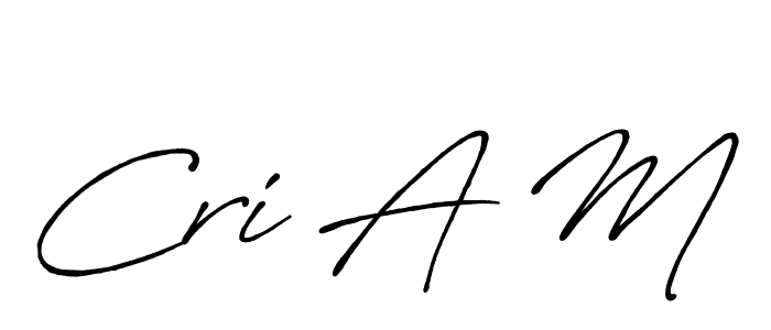 Antro_Vectra_Bolder is a professional signature style that is perfect for those who want to add a touch of class to their signature. It is also a great choice for those who want to make their signature more unique. Get Cri A M name to fancy signature for free. Cri A M signature style 7 images and pictures png