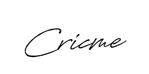 if you are searching for the best signature style for your name Cricme. so please give up your signature search. here we have designed multiple signature styles  using Antro_Vectra_Bolder. Cricme signature style 7 images and pictures png