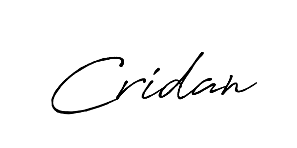 It looks lik you need a new signature style for name Cridan. Design unique handwritten (Antro_Vectra_Bolder) signature with our free signature maker in just a few clicks. Cridan signature style 7 images and pictures png