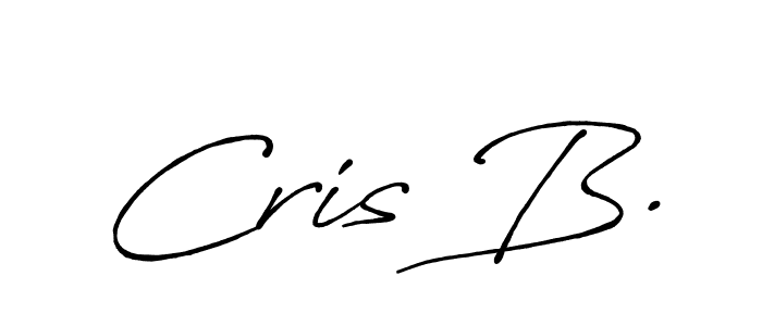 Once you've used our free online signature maker to create your best signature Antro_Vectra_Bolder style, it's time to enjoy all of the benefits that Cris B. name signing documents. Cris B. signature style 7 images and pictures png