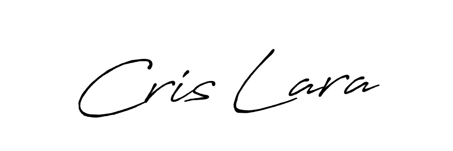 You should practise on your own different ways (Antro_Vectra_Bolder) to write your name (Cris Lara) in signature. don't let someone else do it for you. Cris Lara signature style 7 images and pictures png