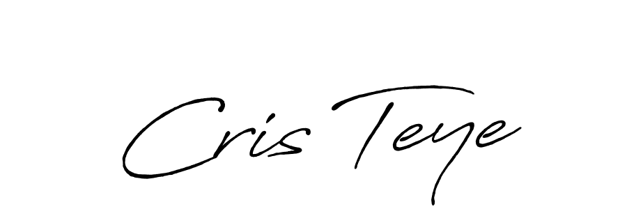 Design your own signature with our free online signature maker. With this signature software, you can create a handwritten (Antro_Vectra_Bolder) signature for name Cris Teye. Cris Teye signature style 7 images and pictures png