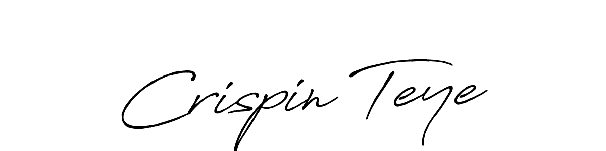 Make a beautiful signature design for name Crispin Teye. With this signature (Antro_Vectra_Bolder) style, you can create a handwritten signature for free. Crispin Teye signature style 7 images and pictures png