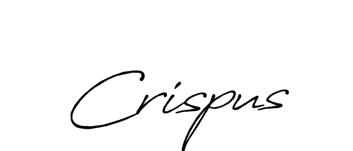 Design your own signature with our free online signature maker. With this signature software, you can create a handwritten (Antro_Vectra_Bolder) signature for name Crispus. Crispus signature style 7 images and pictures png