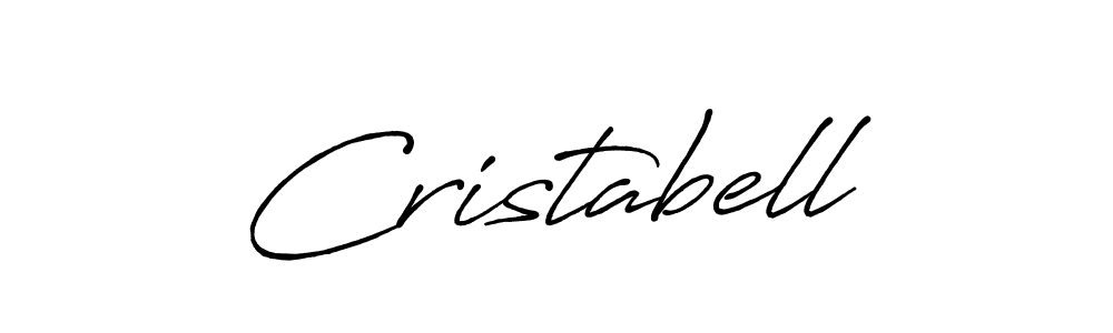if you are searching for the best signature style for your name Cristabell. so please give up your signature search. here we have designed multiple signature styles  using Antro_Vectra_Bolder. Cristabell signature style 7 images and pictures png
