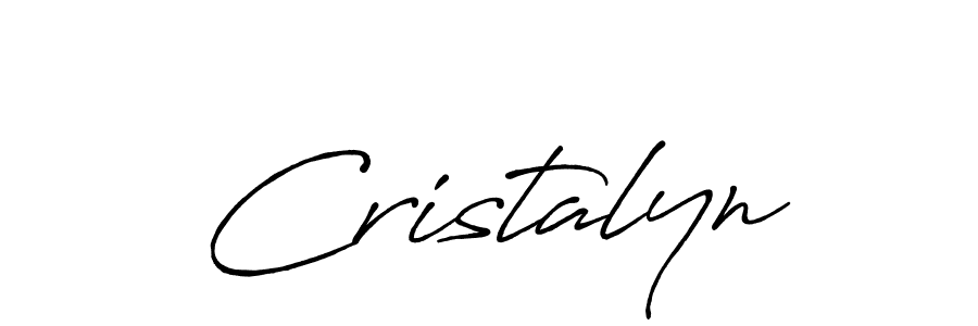 if you are searching for the best signature style for your name Cristalyn. so please give up your signature search. here we have designed multiple signature styles  using Antro_Vectra_Bolder. Cristalyn signature style 7 images and pictures png