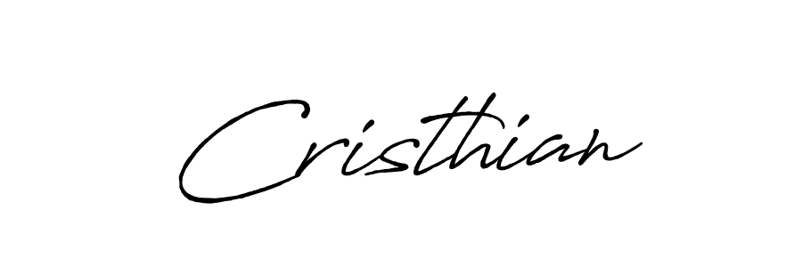 Create a beautiful signature design for name Cristhian. With this signature (Antro_Vectra_Bolder) fonts, you can make a handwritten signature for free. Cristhian signature style 7 images and pictures png