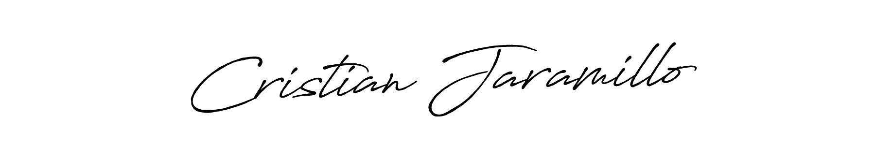 Design your own signature with our free online signature maker. With this signature software, you can create a handwritten (Antro_Vectra_Bolder) signature for name Cristian Jaramillo. Cristian Jaramillo signature style 7 images and pictures png