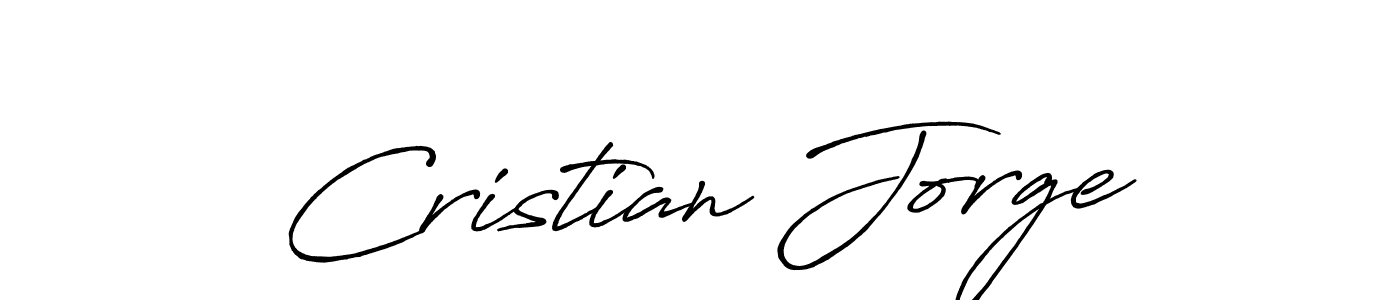 Make a beautiful signature design for name Cristian Jorge. Use this online signature maker to create a handwritten signature for free. Cristian Jorge signature style 7 images and pictures png