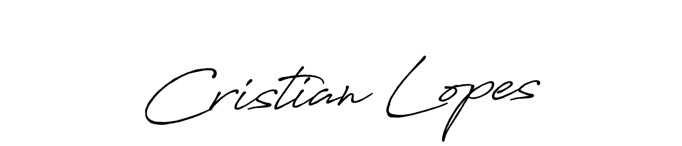 Also You can easily find your signature by using the search form. We will create Cristian Lopes name handwritten signature images for you free of cost using Antro_Vectra_Bolder sign style. Cristian Lopes signature style 7 images and pictures png