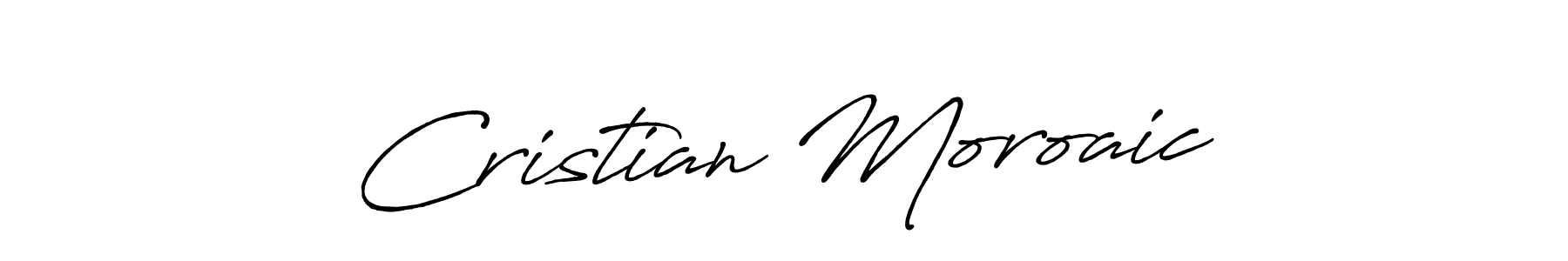 Once you've used our free online signature maker to create your best signature Antro_Vectra_Bolder style, it's time to enjoy all of the benefits that Cristian Moroaică name signing documents. Cristian Moroaică signature style 7 images and pictures png