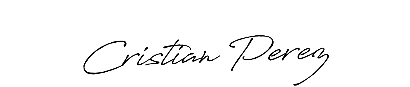 It looks lik you need a new signature style for name Cristian Perez. Design unique handwritten (Antro_Vectra_Bolder) signature with our free signature maker in just a few clicks. Cristian Perez signature style 7 images and pictures png