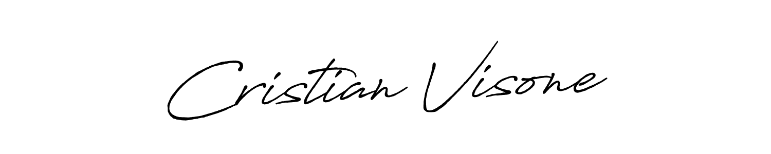 Once you've used our free online signature maker to create your best signature Antro_Vectra_Bolder style, it's time to enjoy all of the benefits that Cristian Visone name signing documents. Cristian Visone signature style 7 images and pictures png